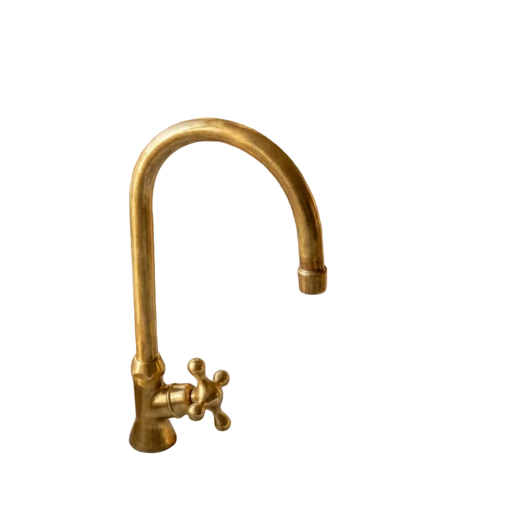 Unlacquered Solid Brass Kitchen Drinking Water Dispenser Faucet - Brasska