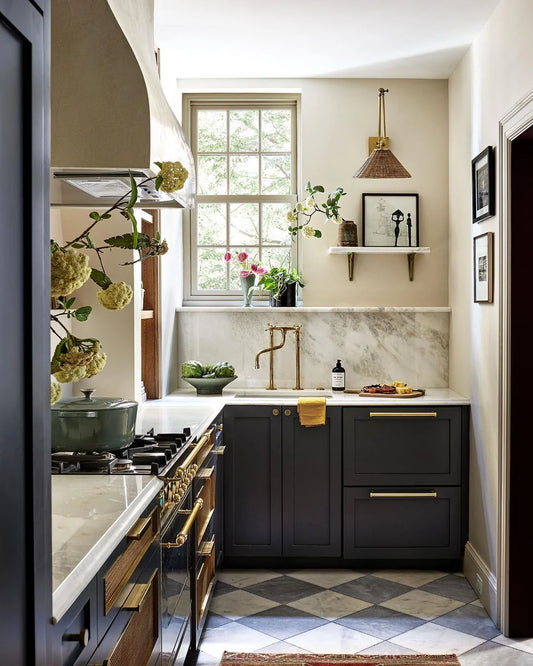 Unpainted Brass Kitchen Faucet