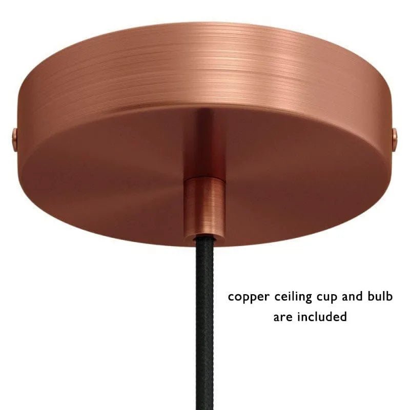 Verdigris Copper Farmhouse Kitchen Island Pendant Light - Brasska