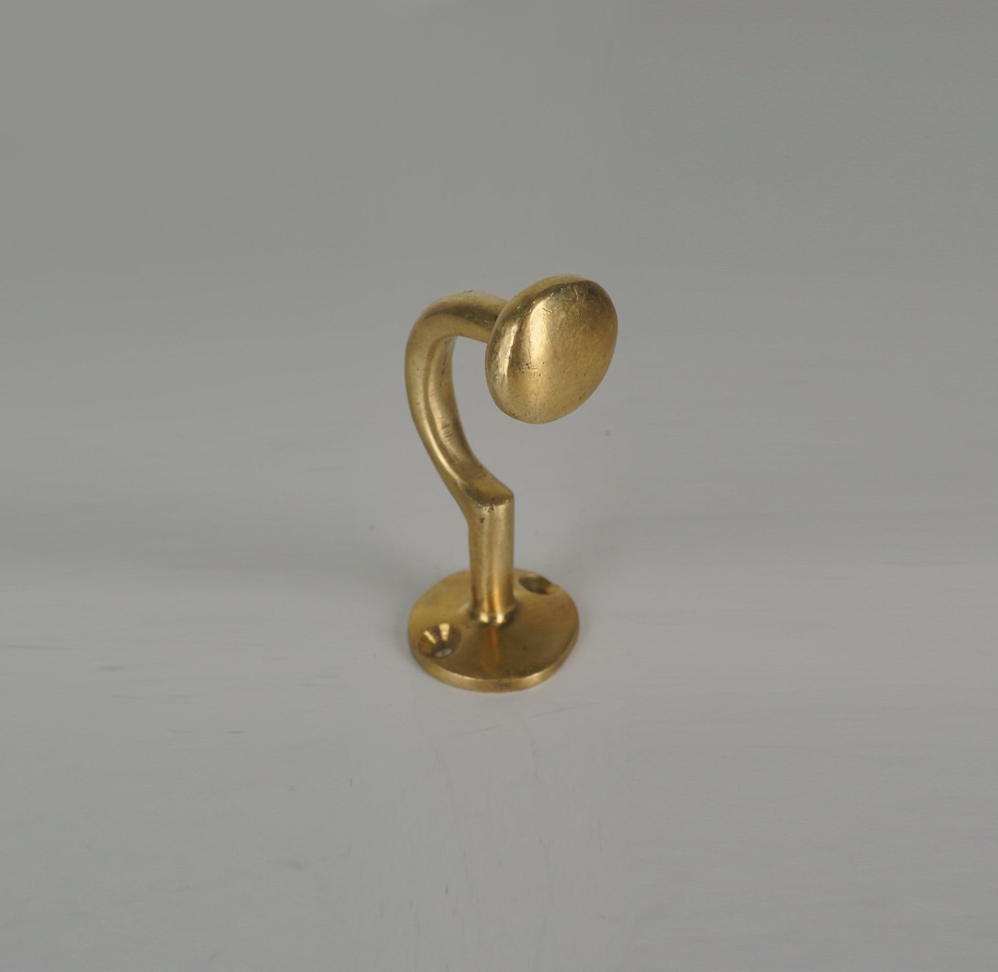 Vintage Brass Coat Hooks , Set of Brass Hooks for wall - Brasska