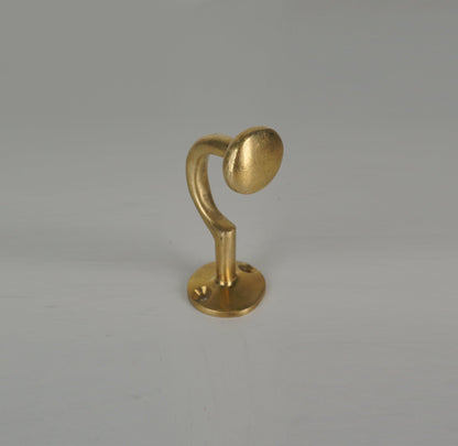 Vintage Brass Coat Hooks , Set of Brass Hooks for wall - Brasska