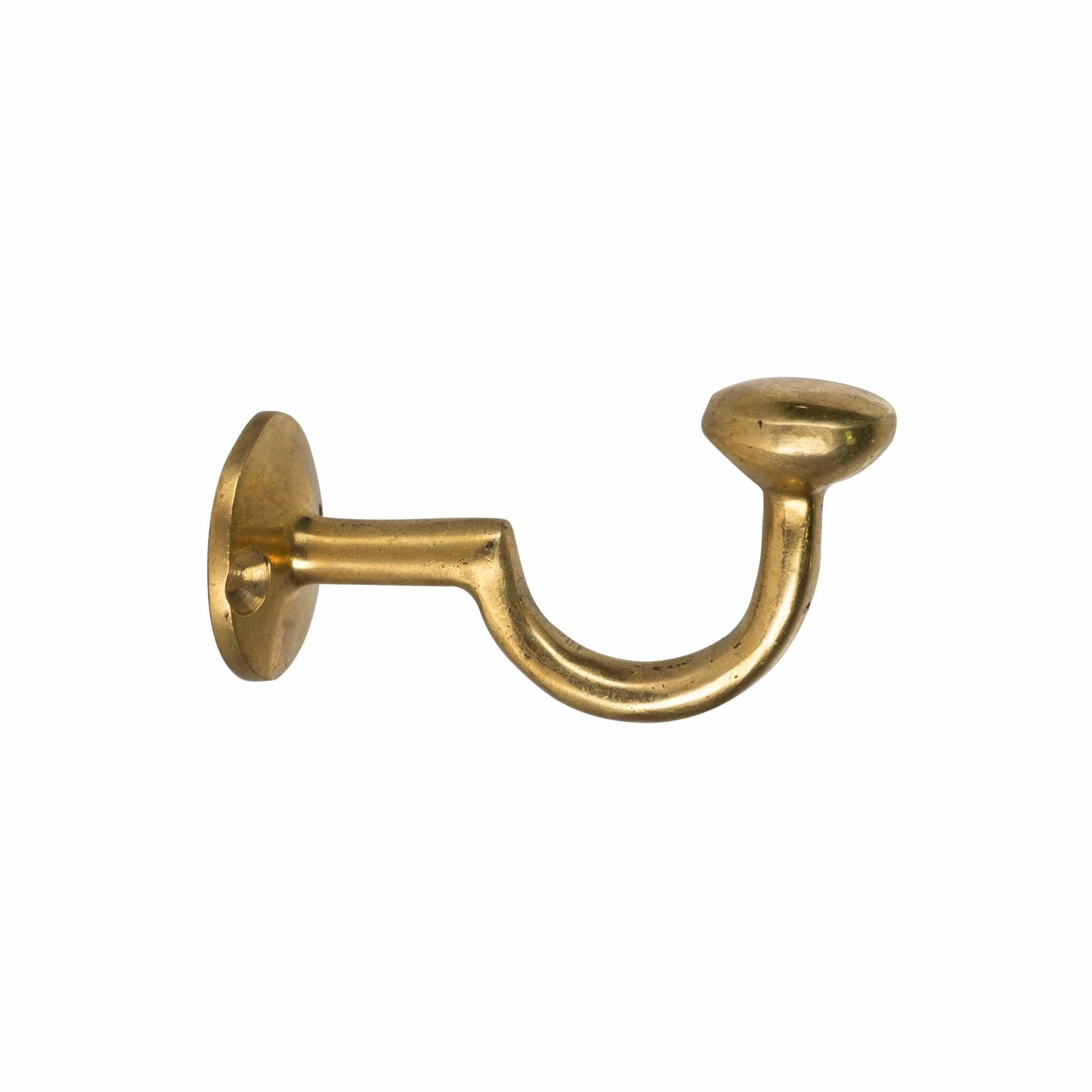 Vintage Brass Coat Hooks , Set of Brass Hooks for wall - Brasska