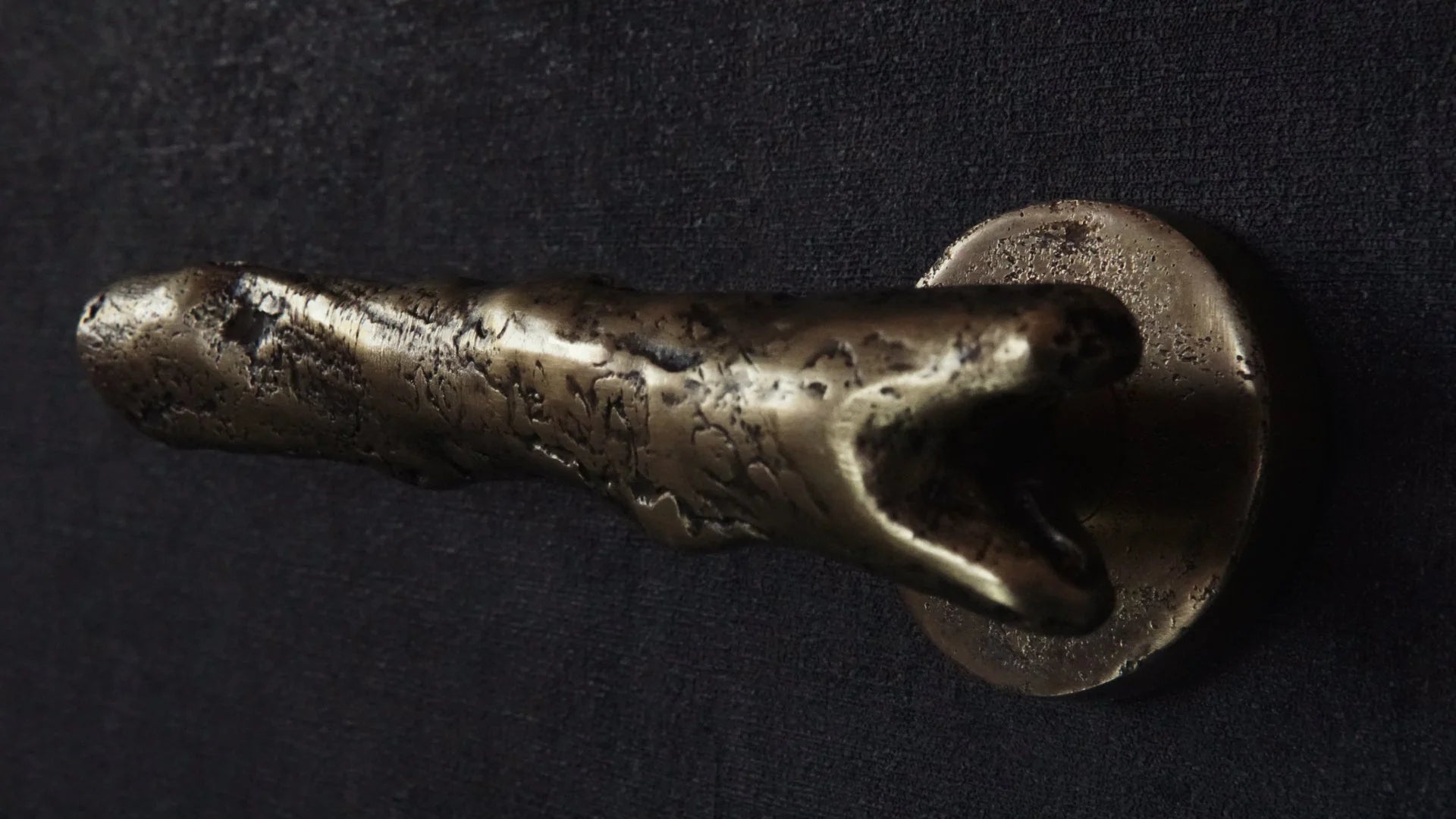 Vintage Brass Door Handle Tree Branch Style Handcrafted Solid Brass - Brasska
