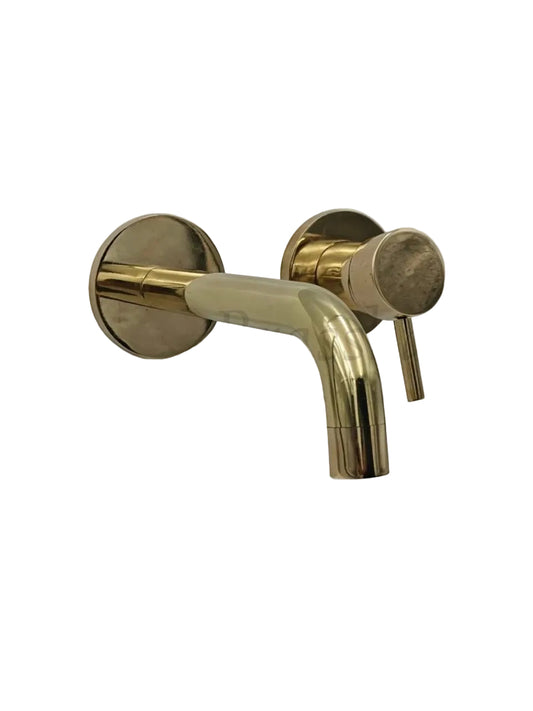 Wall Mounted Brass Bathroom Faucet - Brasska