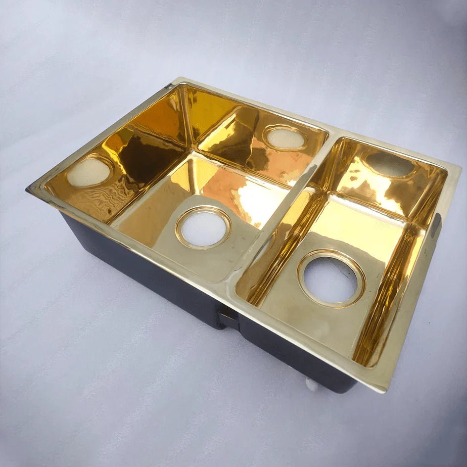 Workstation Sink Double Bowl - Brasska
