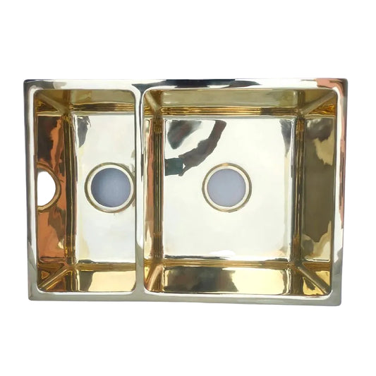 Workstation Sink Double Bowl - Brasska