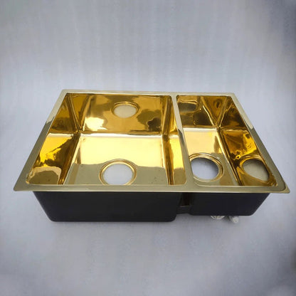 Workstation Sink Double Bowl - Brasska