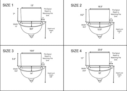 Unlacquered Brass Wall Sink – Hammered Bathroom Basin with Faucet