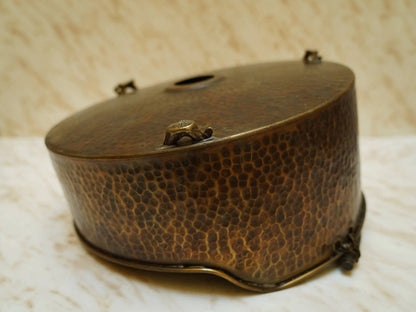 Rustic Brass Vessel Sink – Hand Hammered Round Aged Bathroom Basin