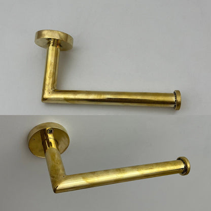 Unlacquered brass Toilet Paper Roll Holder