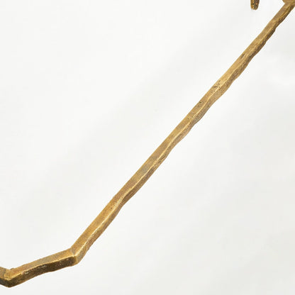 Handmade Brass Towel Rack – Rustic Wall Mounted Bathroom Bar
