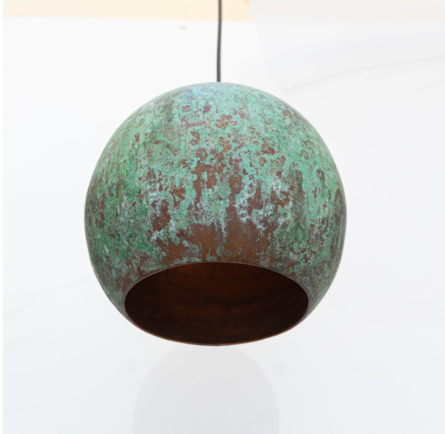 Copper Dome Pendant light  Green Patina Kitchen Island Lights