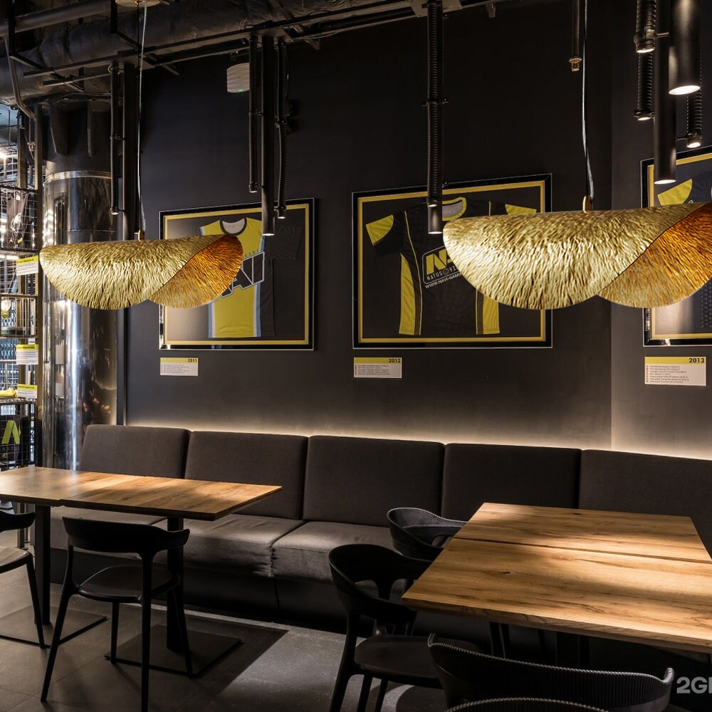 Solid Brass Lotus Leaf Pendant Light