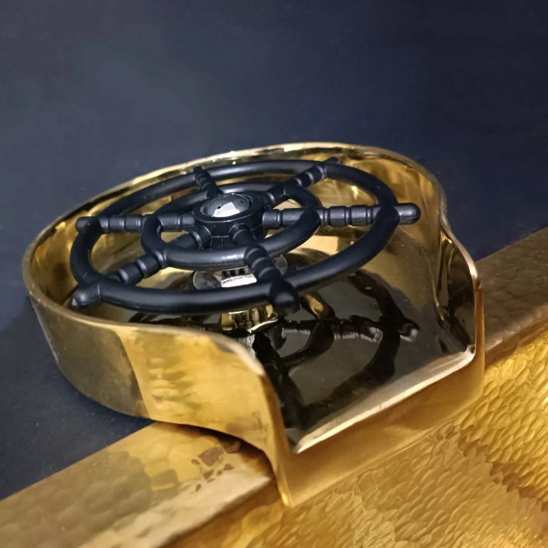 Zenith Brass Glass Rinser - Brasska