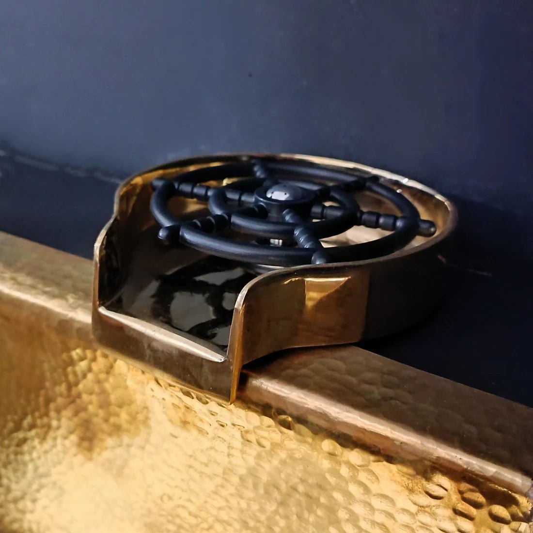Zenith Brass Glass Rinser - Brasska